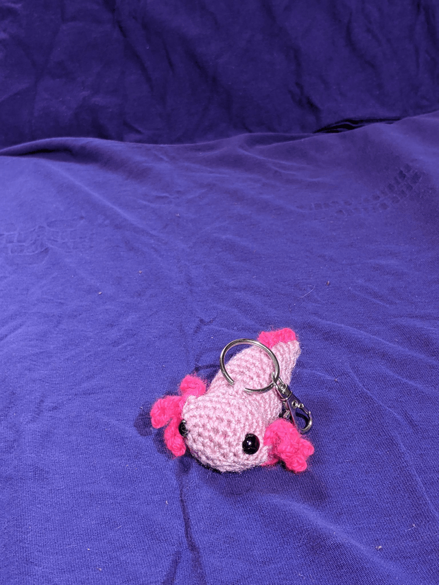 Axolotl Keyring