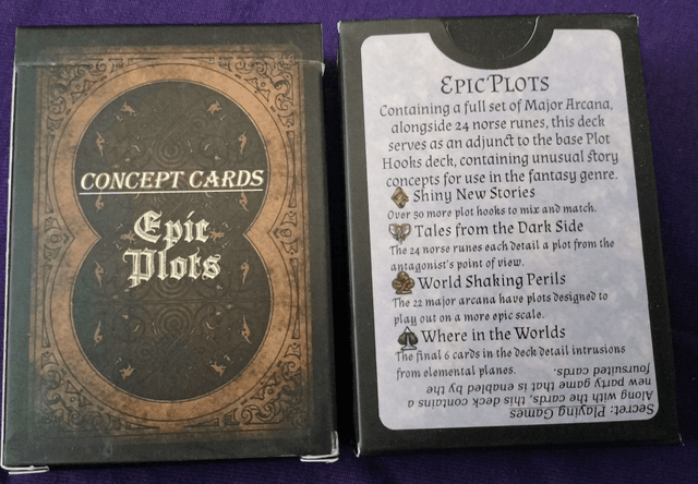 Epic Plots Hooks (Fantasy Concept Cards)