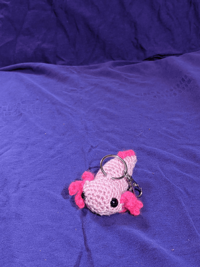 Axolotl Keyring